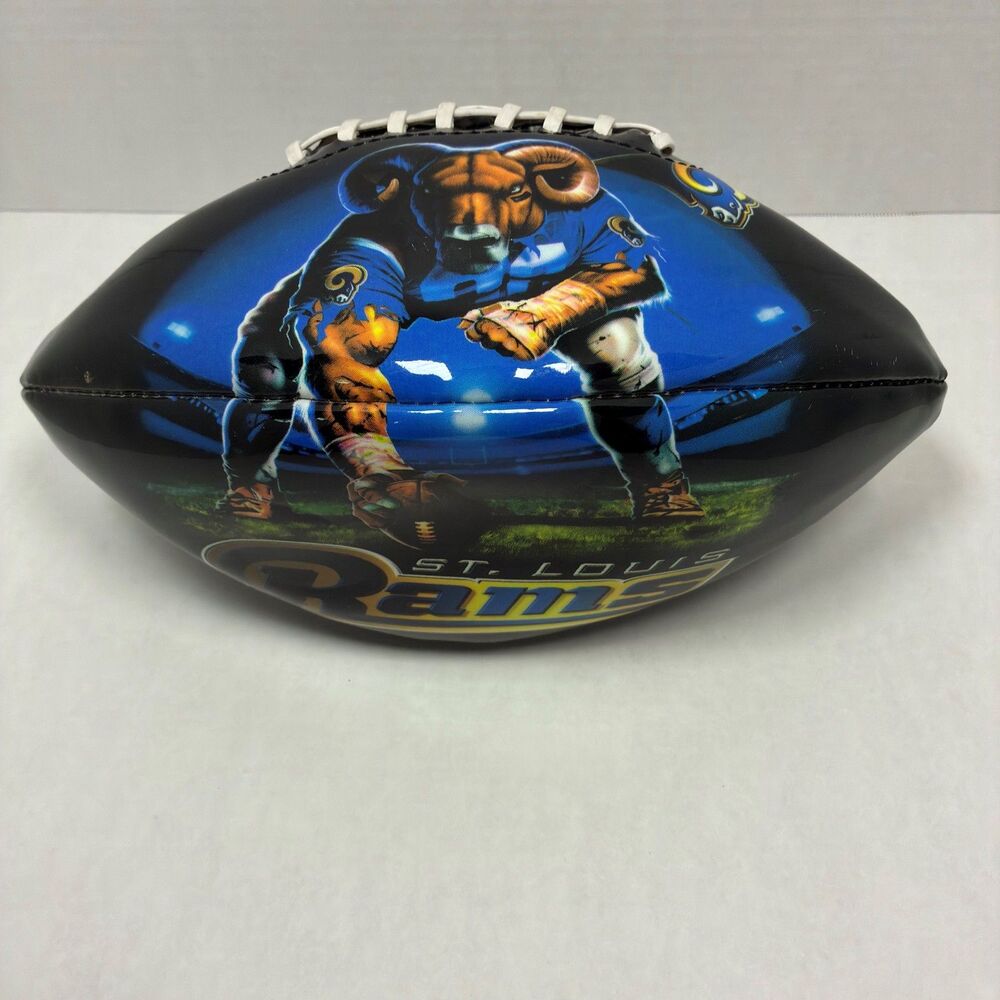 2004 Fotoball St. Louis Rams Mascot Graphic Football Vintage NFL Licensed